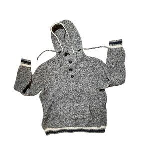 American Eagle grunge street wear Hooded Knit Sweater - S
